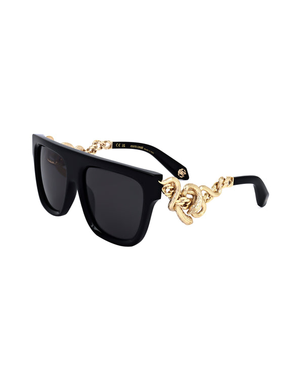 
Occhiale da sole Roberto Cavalli SRC014M - BLACK SUNGLASSES | Spazio Ottica
