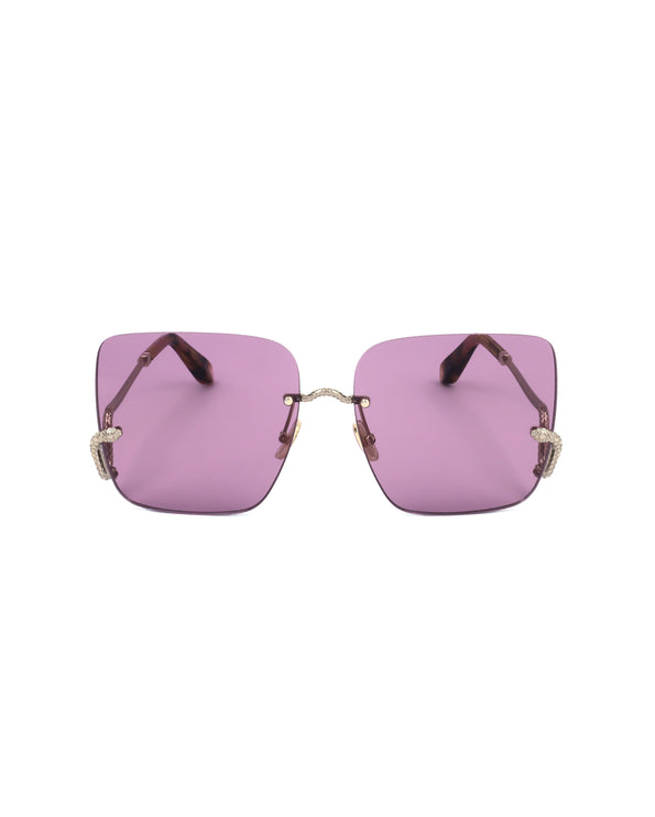 
Occhiale da sole Roberto Cavalli SRC061 - GOLD SUNGLASSES | Spazio Ottica
