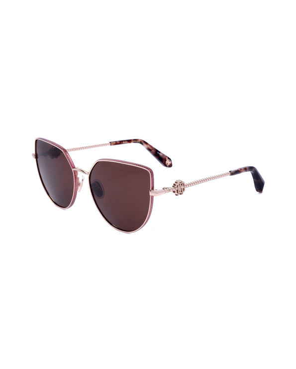 
Occhiale da sole Roberto Cavalli SRC048 - GOLD SUNGLASSES | Spazio Ottica

