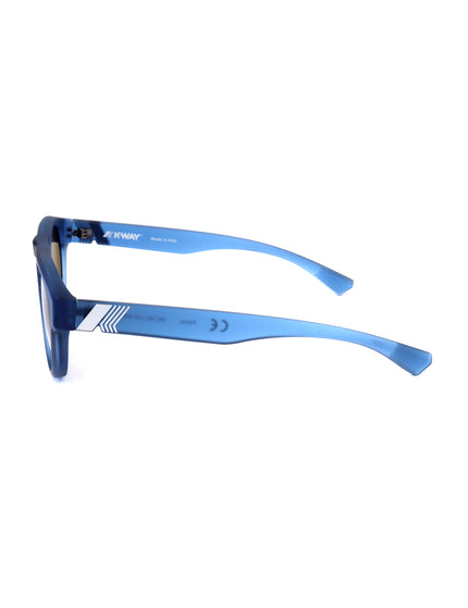 Occhiali da sole KWAY da uomo, modello PILOTE BLEU INDIGO | Spazio Ottica