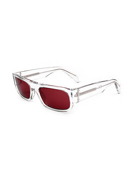 Occhiali da sole RETROSUPERFUTURE unisex, modello SMILE CRYSTAL BORDEAUX | Spazio Ottica